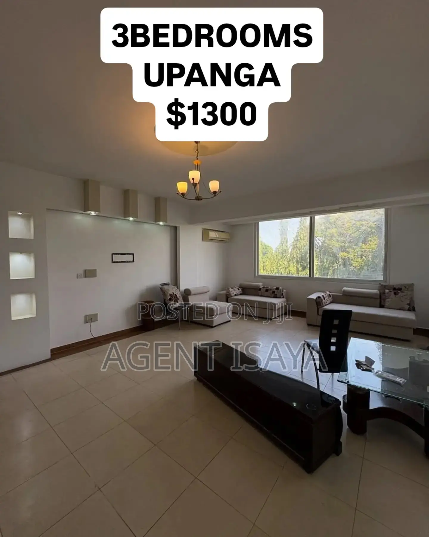 Furnished 3bdrm Apartment in Upanga West for rent