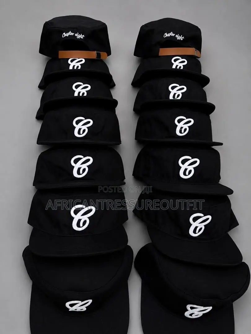 Chapter Eight Flat Top Caps Feature a Bold “C” |Chapter Eight