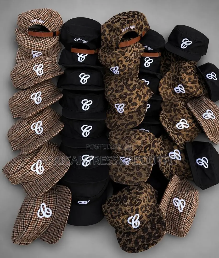 Chapter Eight Flat Top Caps Feature a Bold “C” |Chapter Eight