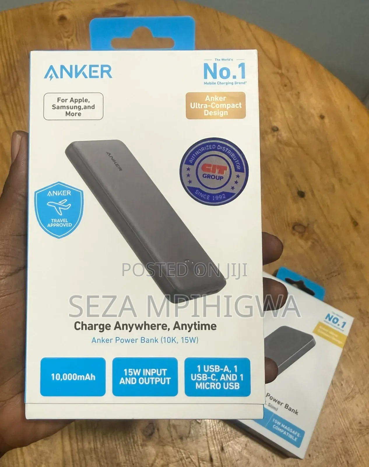 Anker 313 Power Bank 10000mAh 15W – PowerCore 