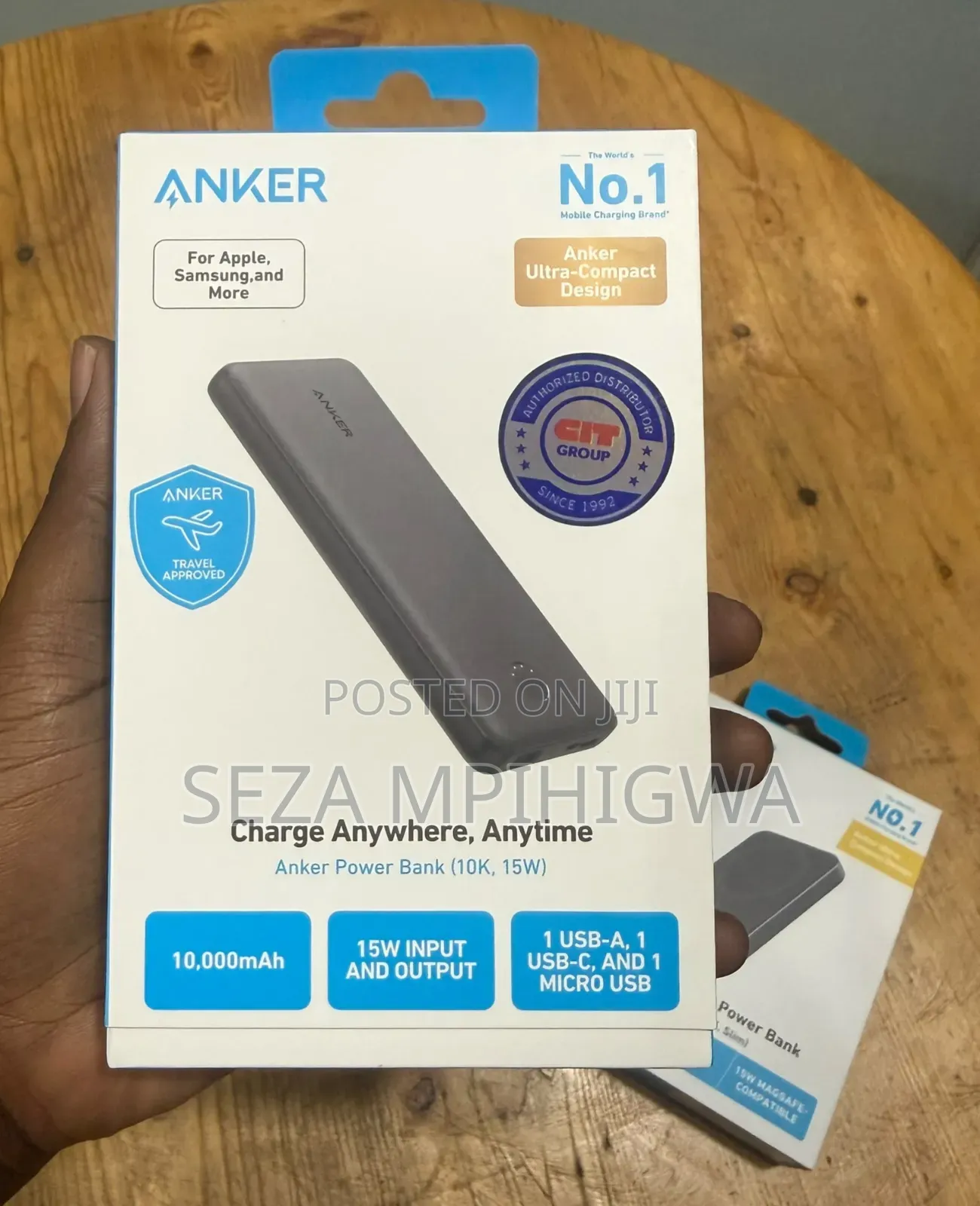 Anker 313 Power Bank 10000mAh 15W – PowerCore 