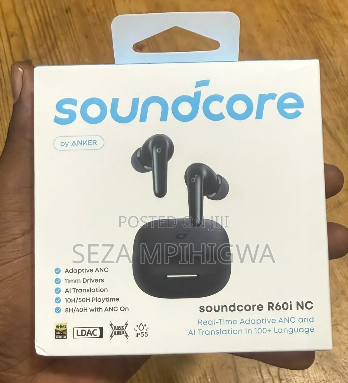 Soundcore R60i NC by Anker – Wireless Earbuds | ANC + Hi-Res + LDAC