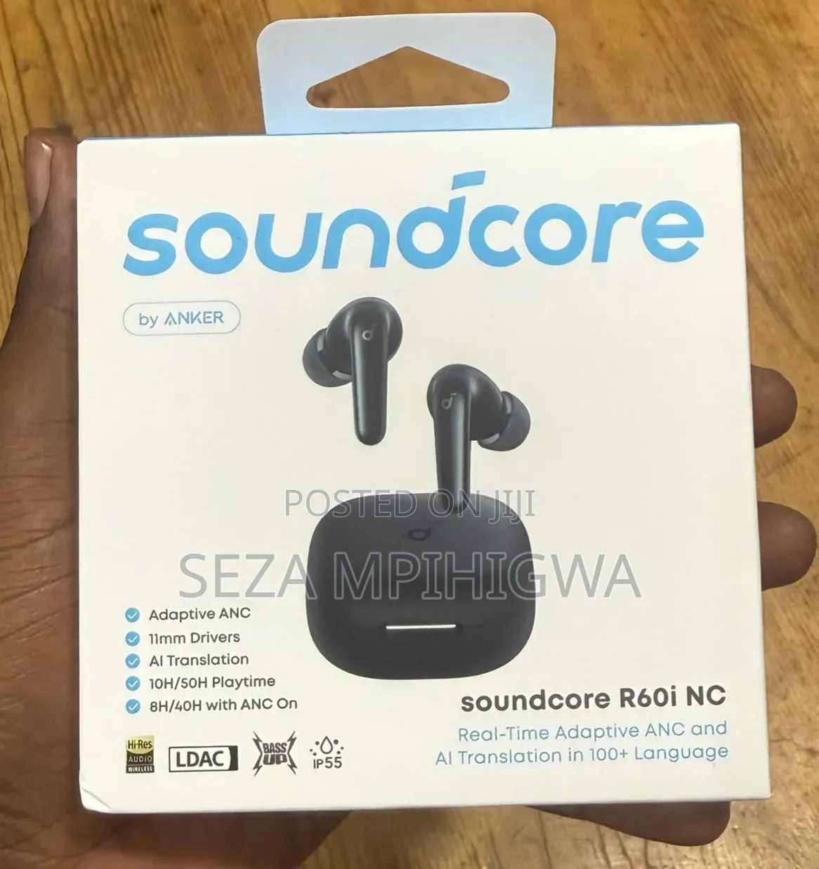 Soundcore R60i NC by Anker – Wireless Earbuds | ANC + Hi-Res + LDAC