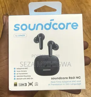 Soundcore R60i NC by Anker – Wireless Earbuds | ANC + Hi-Res + LDAC