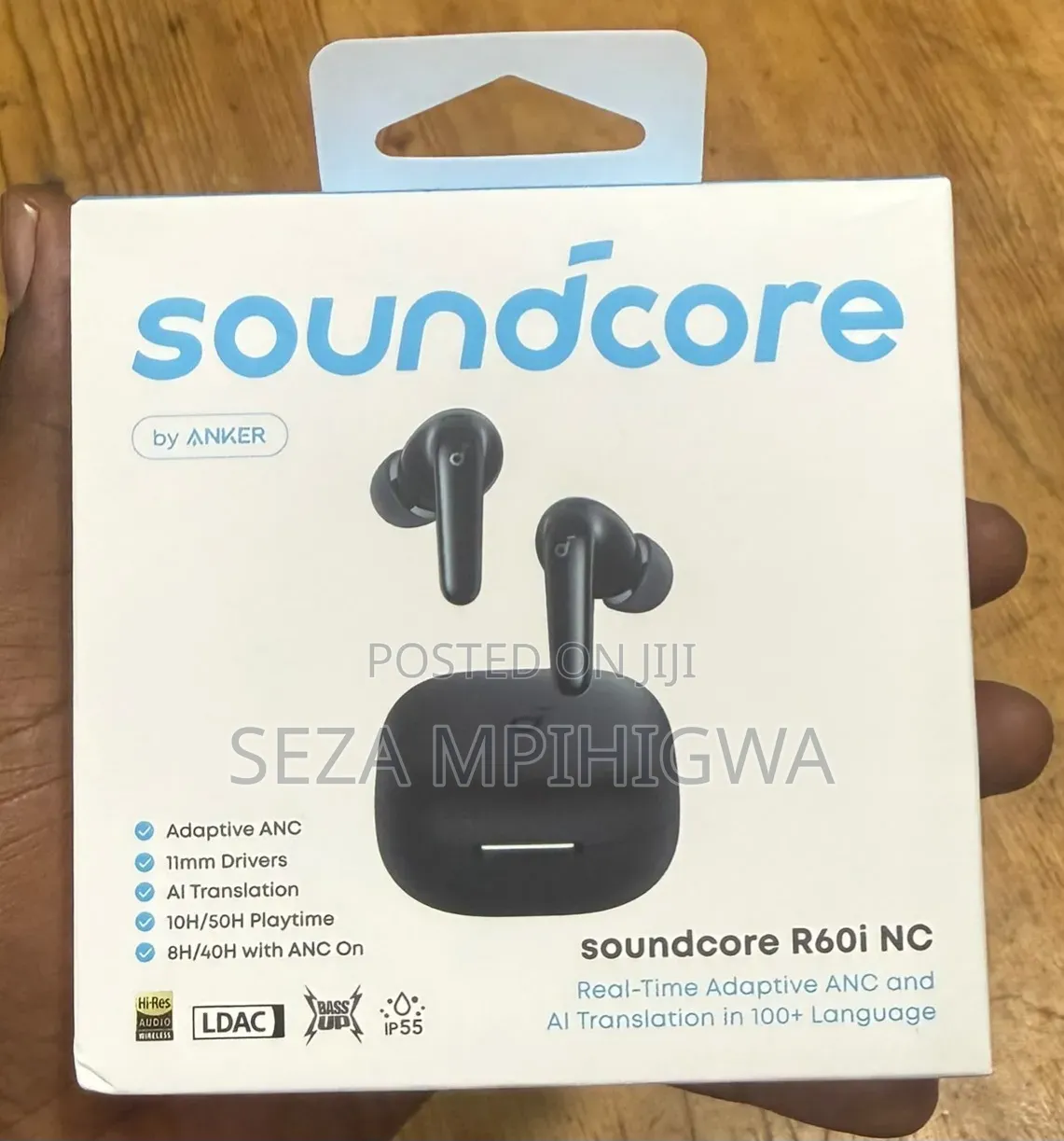 Soundcore R60i NC by Anker – Wireless Earbuds | ANC + Hi-Res + LDAC