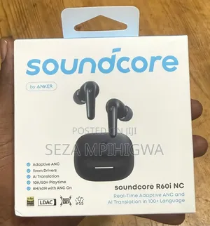 Soundcore R60i NC by Anker – Wireless Earbuds | ANC + Hi-Res + LDAC