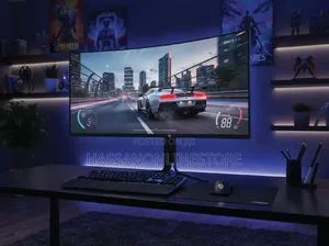 Porodo Gaming Ultra-Wide QHD 200Hz Gaming Monitor With Ergonomic