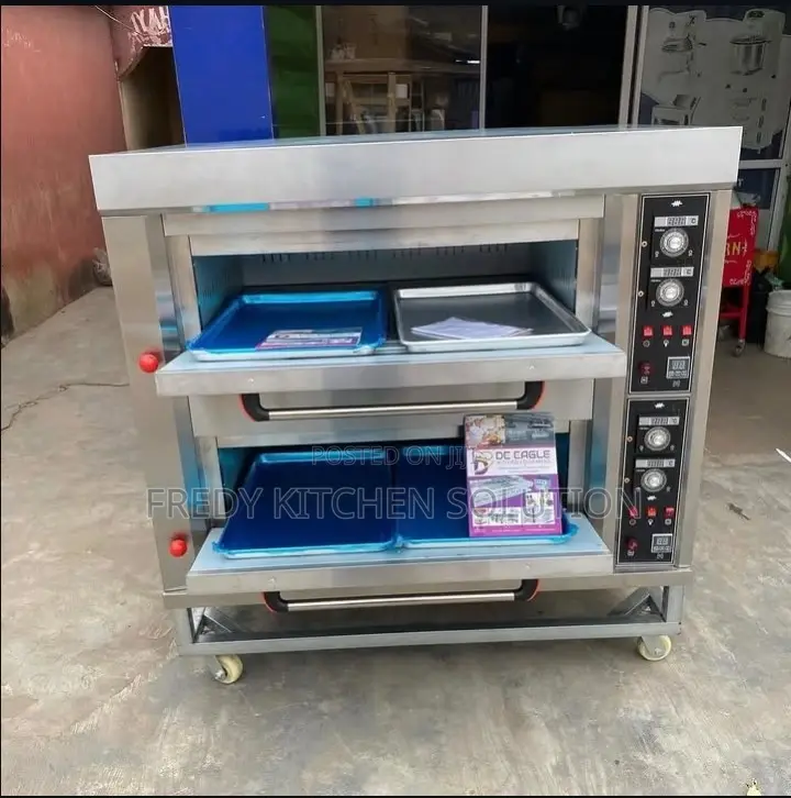 Commercial Baking Oven 2 Deck 4 Trays