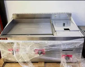 Commercial Gas Griddle (4 Chapati) Deep Fryer 6l