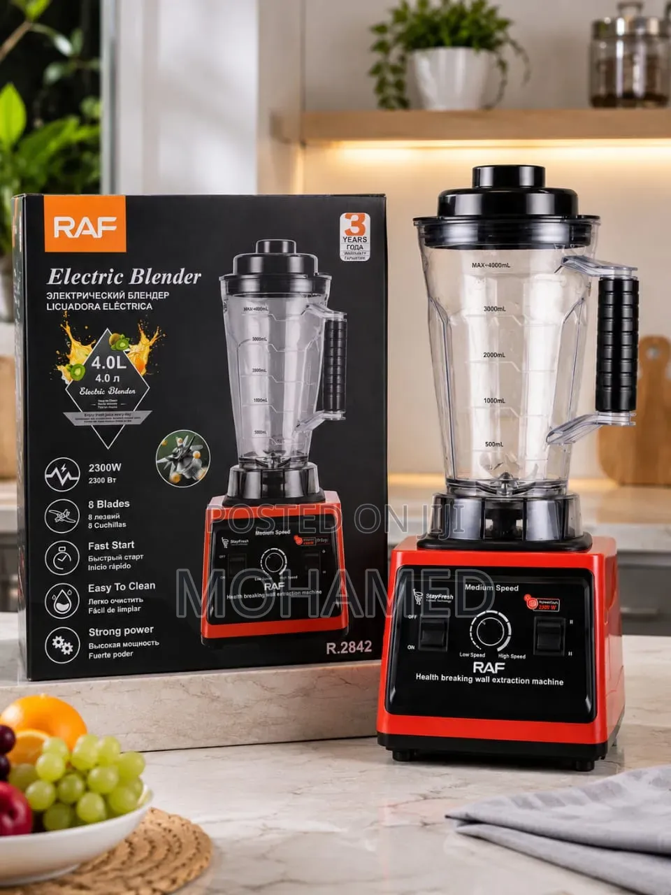  Raf Blender – 4 Litres 