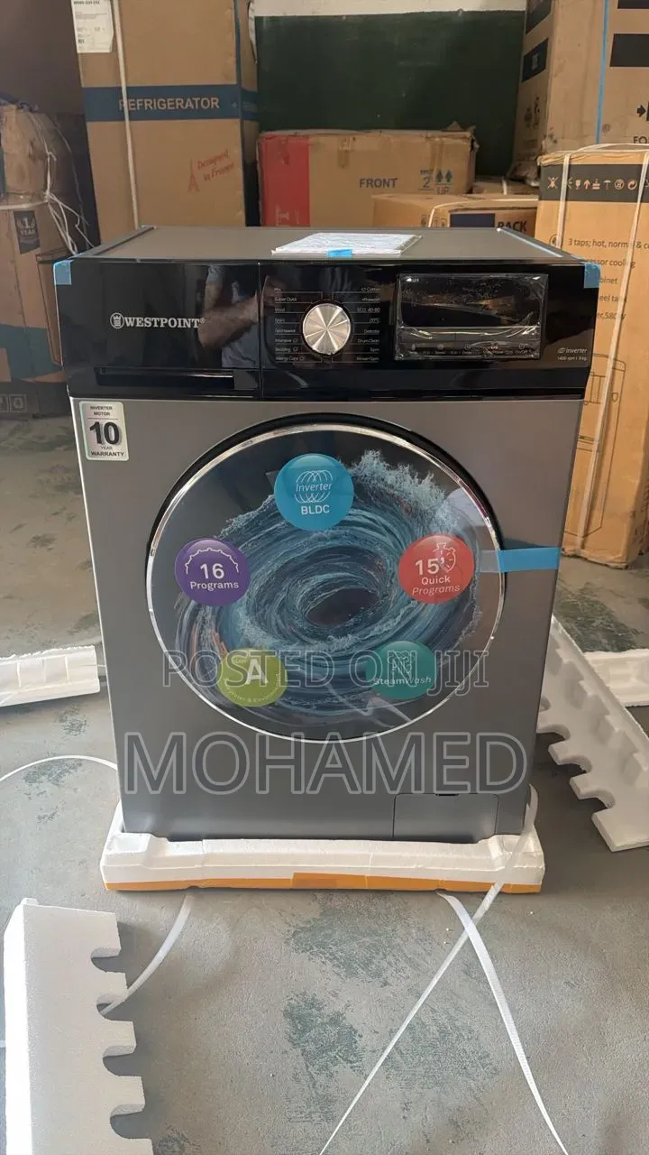  Westpoint Washing Machine 
 Capacity: 9KG