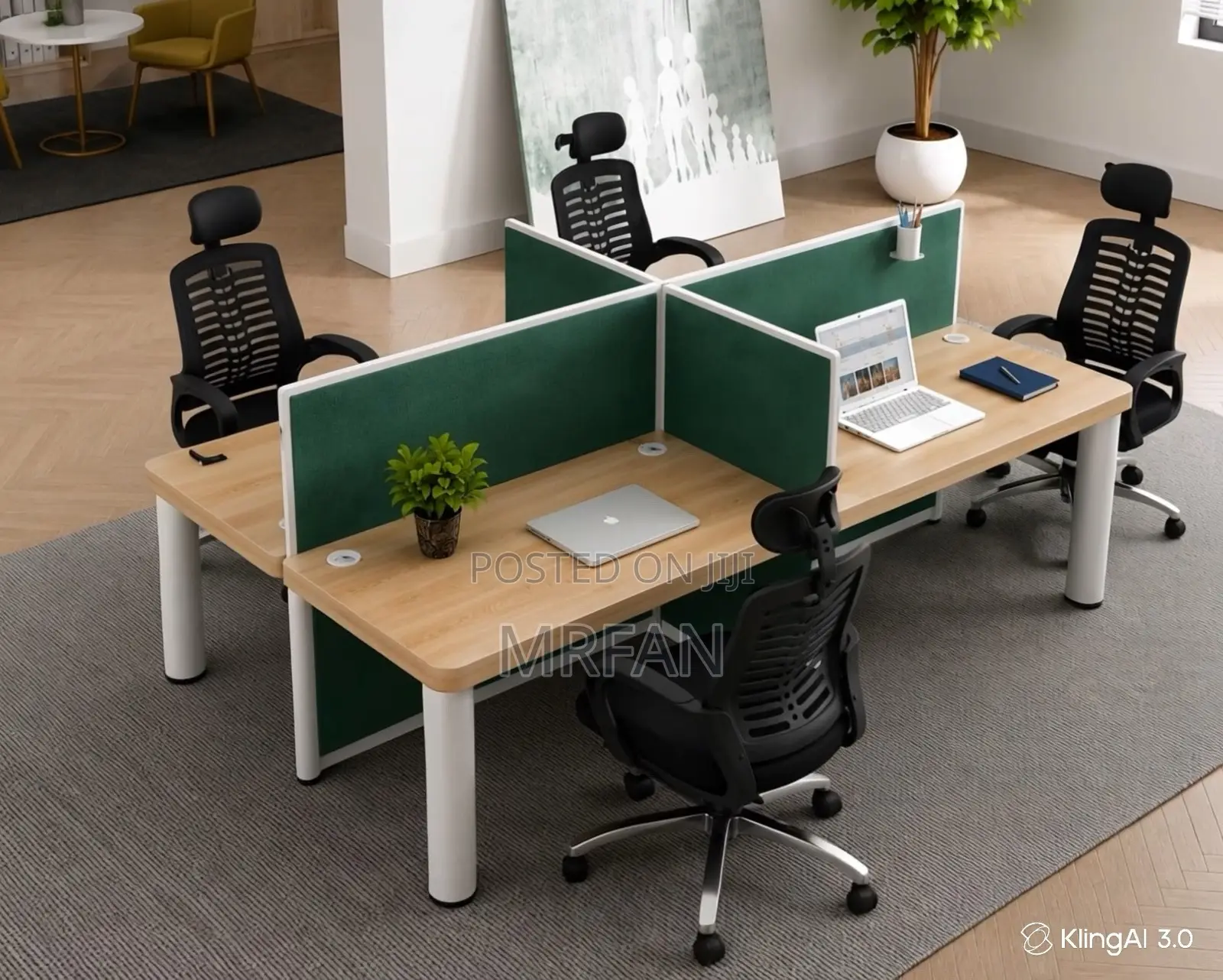 Work Station 4 People Nzuri Quality Meza Ya Watu Wa Nne