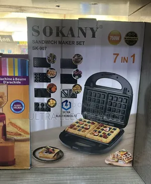 Sokany Sandwich Maker Set 7 in 1 With 750W