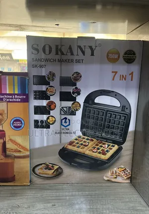 Sokany Sandwich Maker Set 7 in 1 With 750W