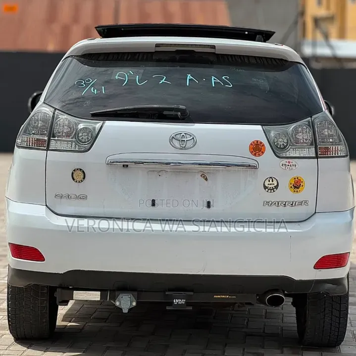 Toyota Harrier 2008 White