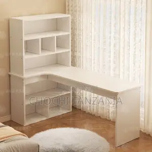 Corner Desk With Bookshelf