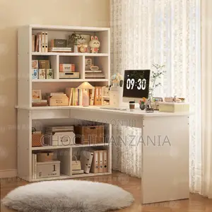 Corner Desk With Bookshelf