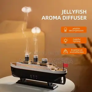 Retro Train Air Humidifier Ultrasonic Essential Oil