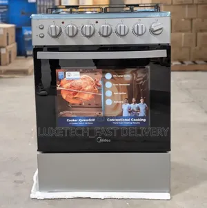 Midea Cooker 60*60cm 3 Gas 1 Electric Plate + Electric Oven