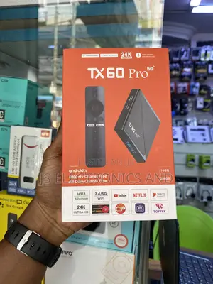 Tx 60 Pro 5g TV Box Android Ram 16GB and Storage 256GB