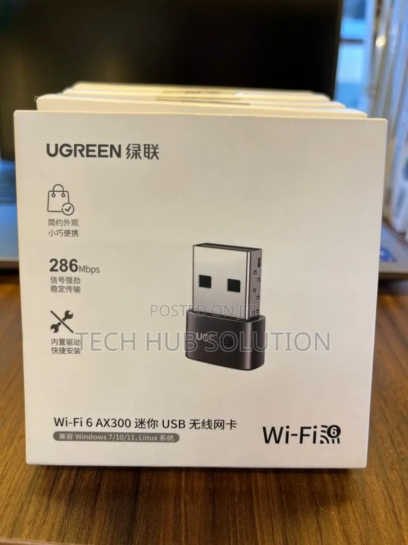 Ugreen 75511 AX300 WiFi 6 Mini USB Adapter