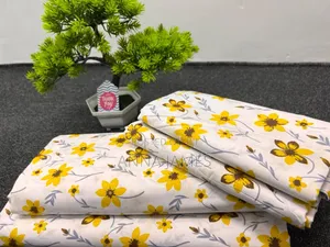 2 Bedsheets 4 Pillowcases Sunflower Yellow
