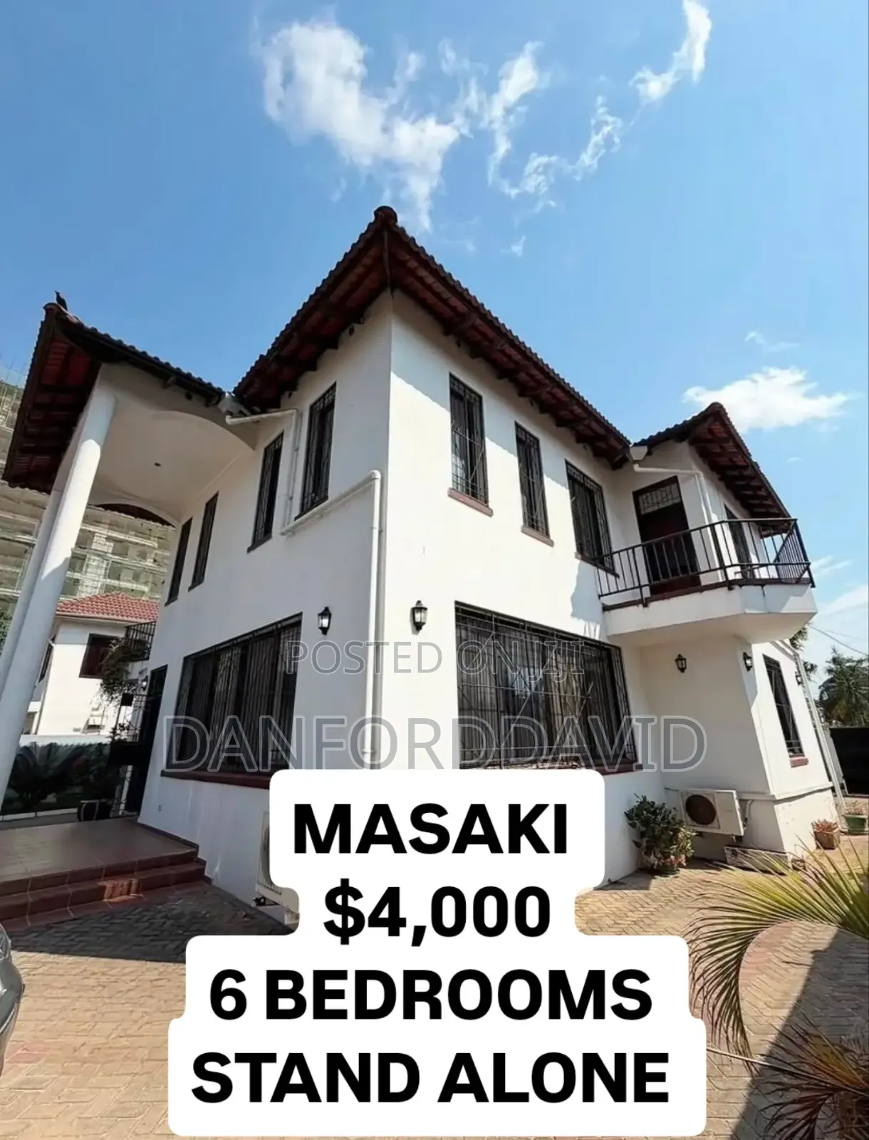 6bdrm House in Kahwa Real Estate, Masaki for rent