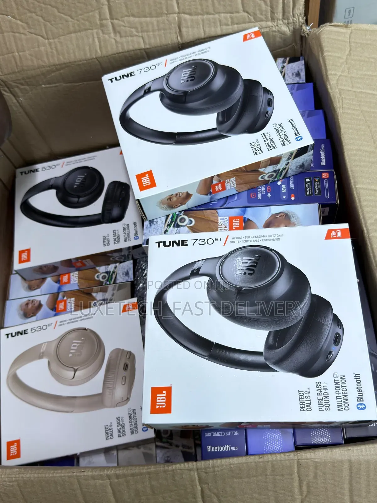 JBL Tune 730BT Wireless Headphones With Bluetooth 6.0 Multipoint