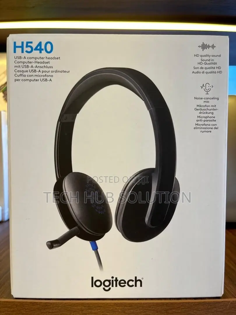 Logitech H540 USB Headset Headphones