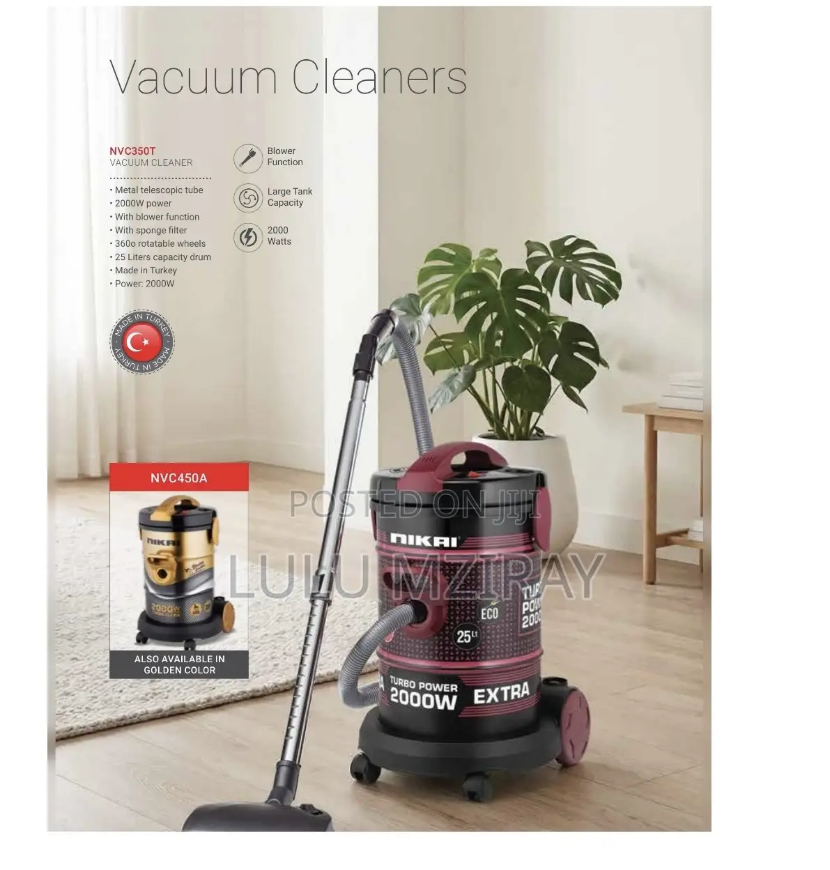 Vaccum Cleaners 25Litre