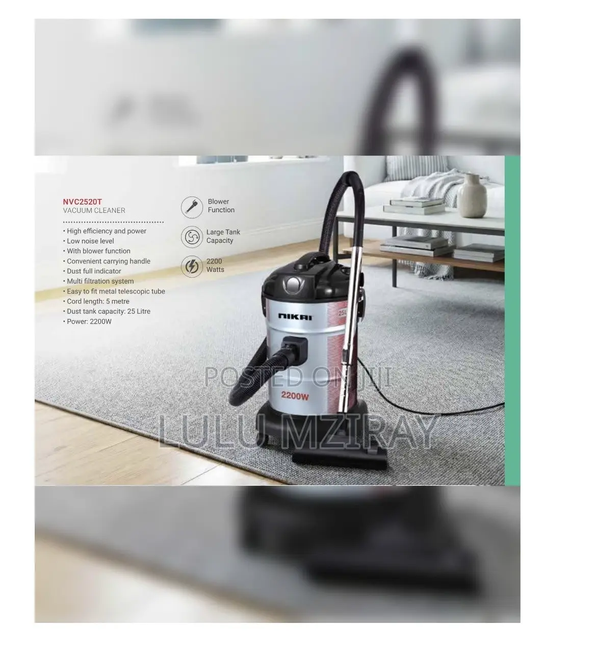 Vacuum Cleaner 25L