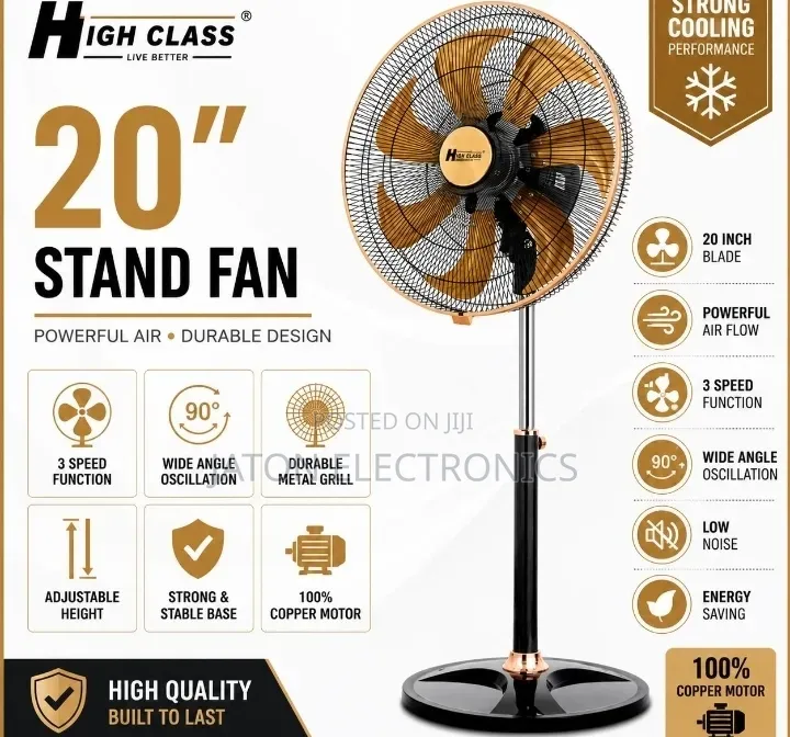 High Class Industrial Stand Fan 20 Size