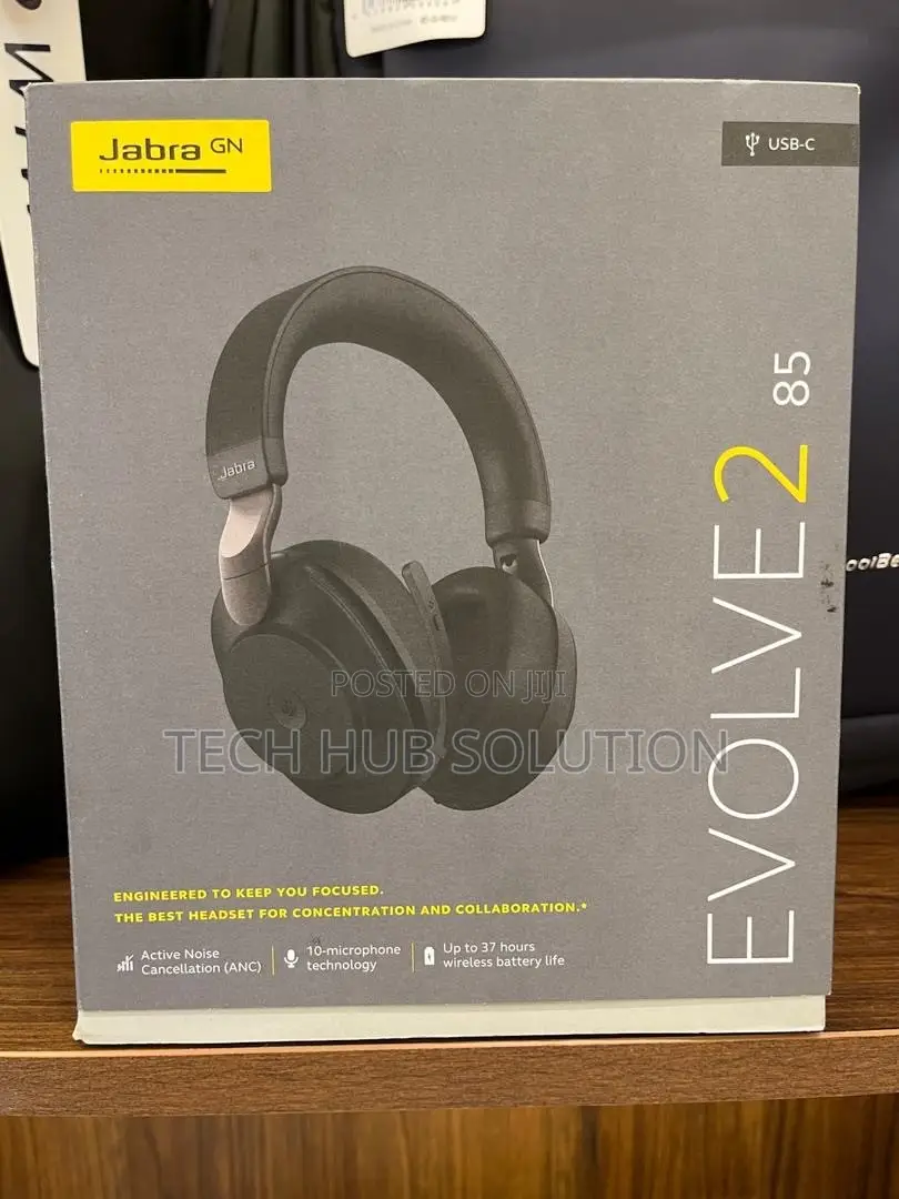 Jabra Evolve2 85 Wireless Noise-Cancelling Headset
