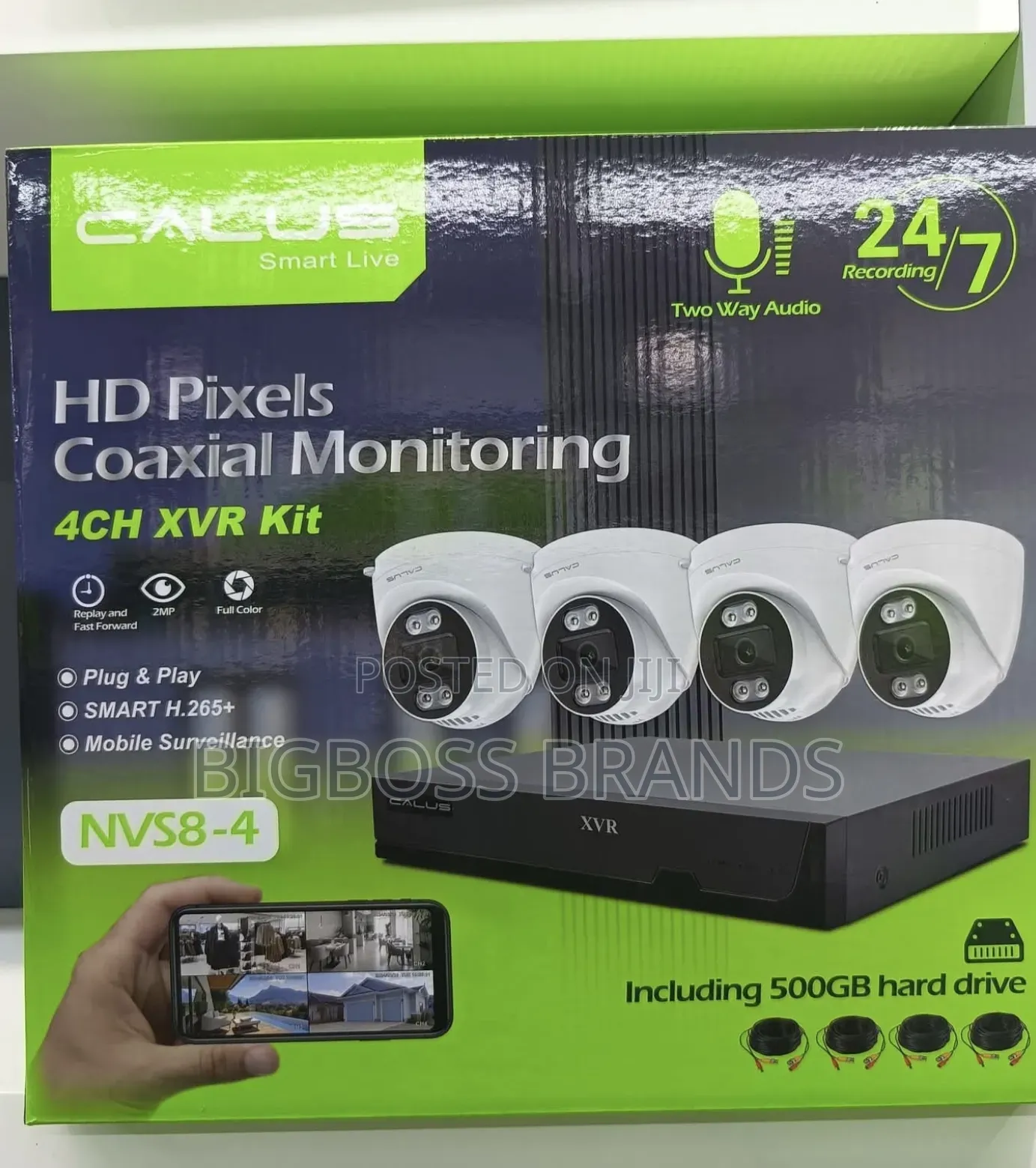 Calus 4 Indoor Camera 500 Gb HDD 20m Coaxial Cable
