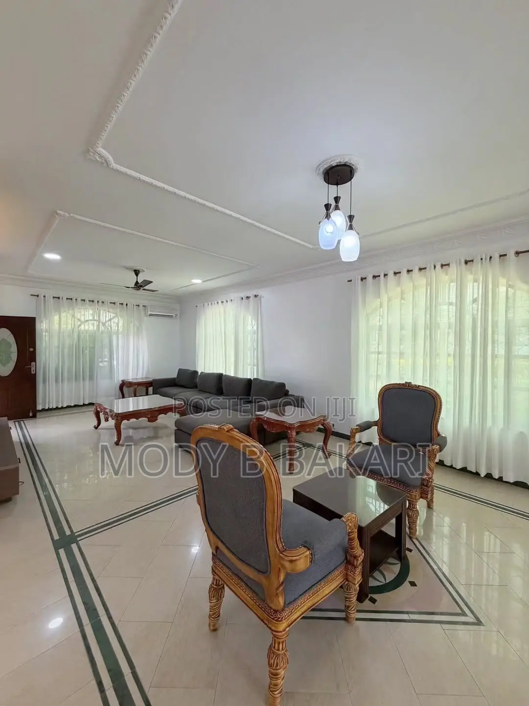 Furnished 3bdrm Villa in Masaki for rent