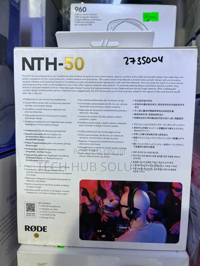 RØDE NTH-50 Professional Over-Ear Headphones