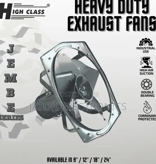 HighClass Heavy Duty Exhaust Fans
Fac45 - 18"