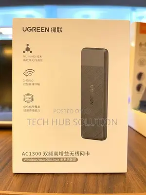 Ugreen Cm492 Ac1300 Dual-Band Wireless USB Adapter