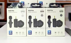 Wireless Lavalier Microphone – 3.5mm AUX Clip-on Mic for Camera