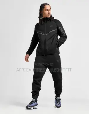Nike Fleece Tracksuit Zip Up Hoodies and Matching Sweatpants Sets