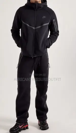 Nike Fleece Tracksuit Zip Up Hoodies and Matching Sweatpants Sets