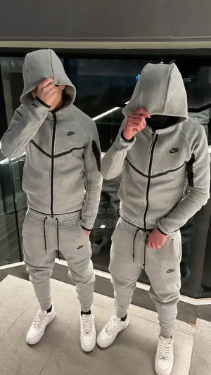Nike Fleece Tracksuit Zip Up Hoodies and Matching Sweatpants Sets