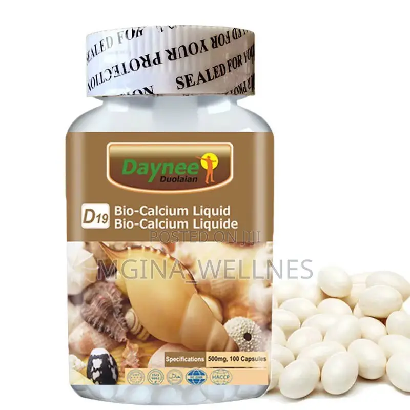 Bio-Calcium Liquid Capsules (500mg, 100 Capsules)