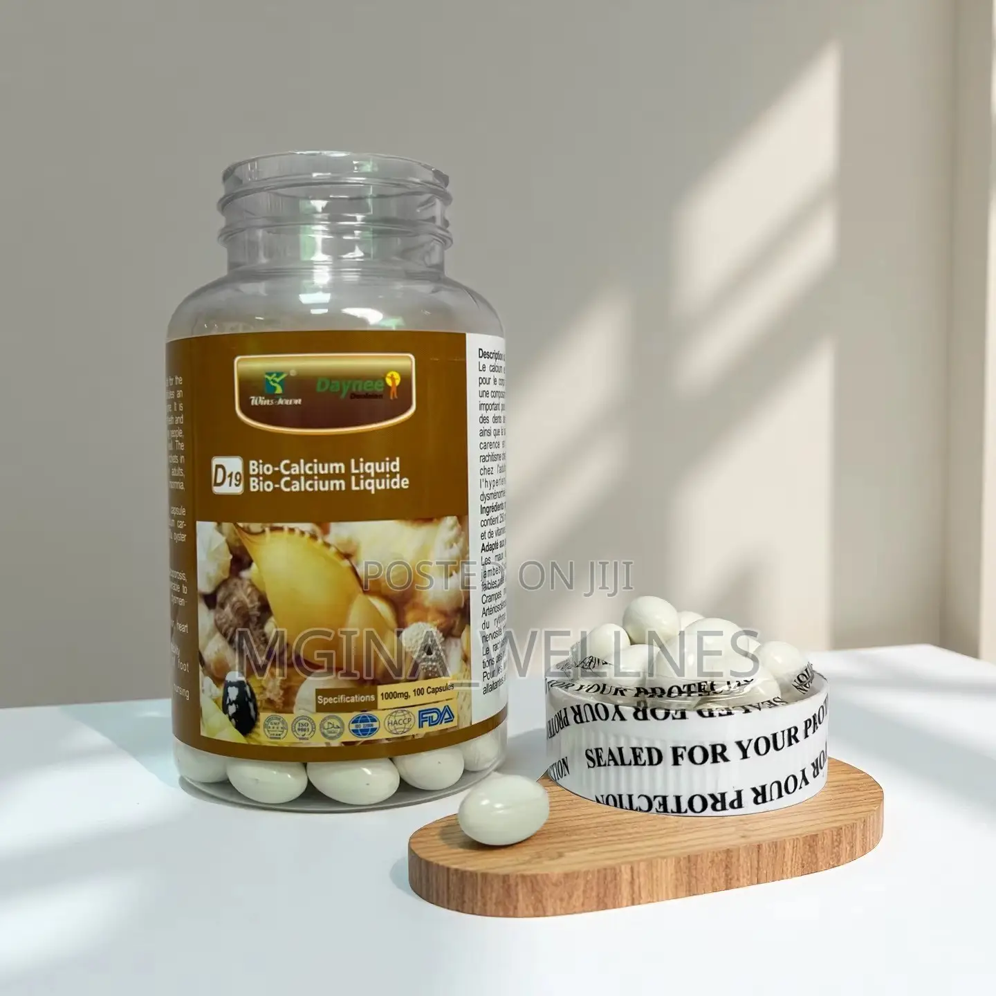 Bio-Calcium Liquid Capsules (500mg, 100 Capsules)
