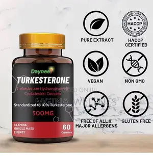Turkesterone 500mg Supplement (60 Capsules)