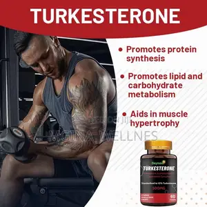 Turkesterone 500mg Supplement (60 Capsules)
