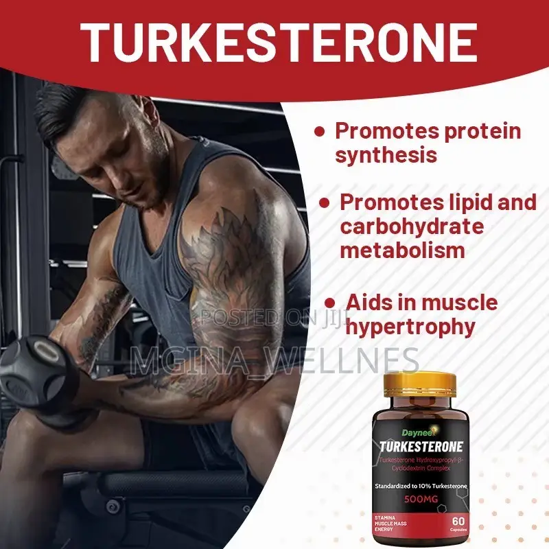Turkesterone 500mg Supplement (60 Capsules)