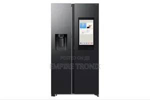 Samsung RS90F65ANFME 594L Bespoke AI Side by Side Refrigerator Black