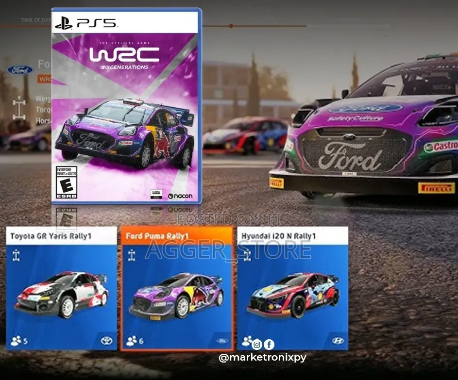 WRC Generations for the PlayStation 5
