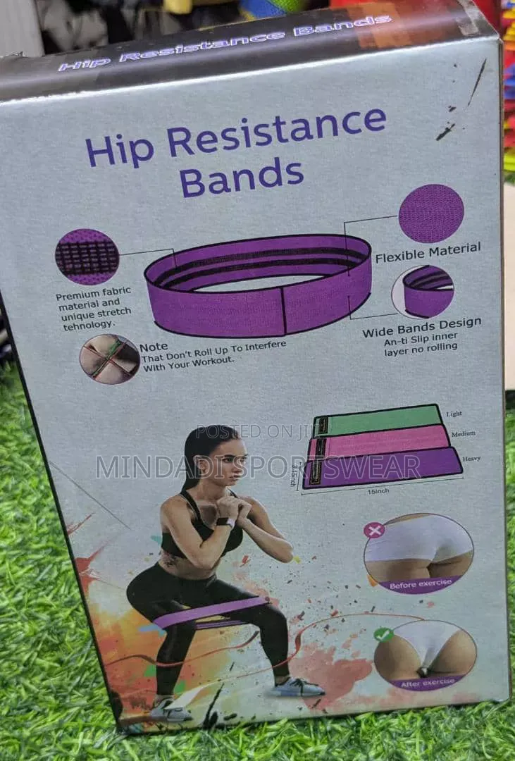 Hip Resistance Bands (Fabric Materials)